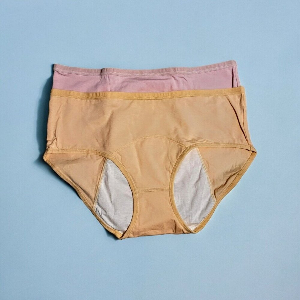 High Cut Panties Women's Size XL (14-16) Peach Pink Gift Teen Stretch Comfort - Picture 5 of 7